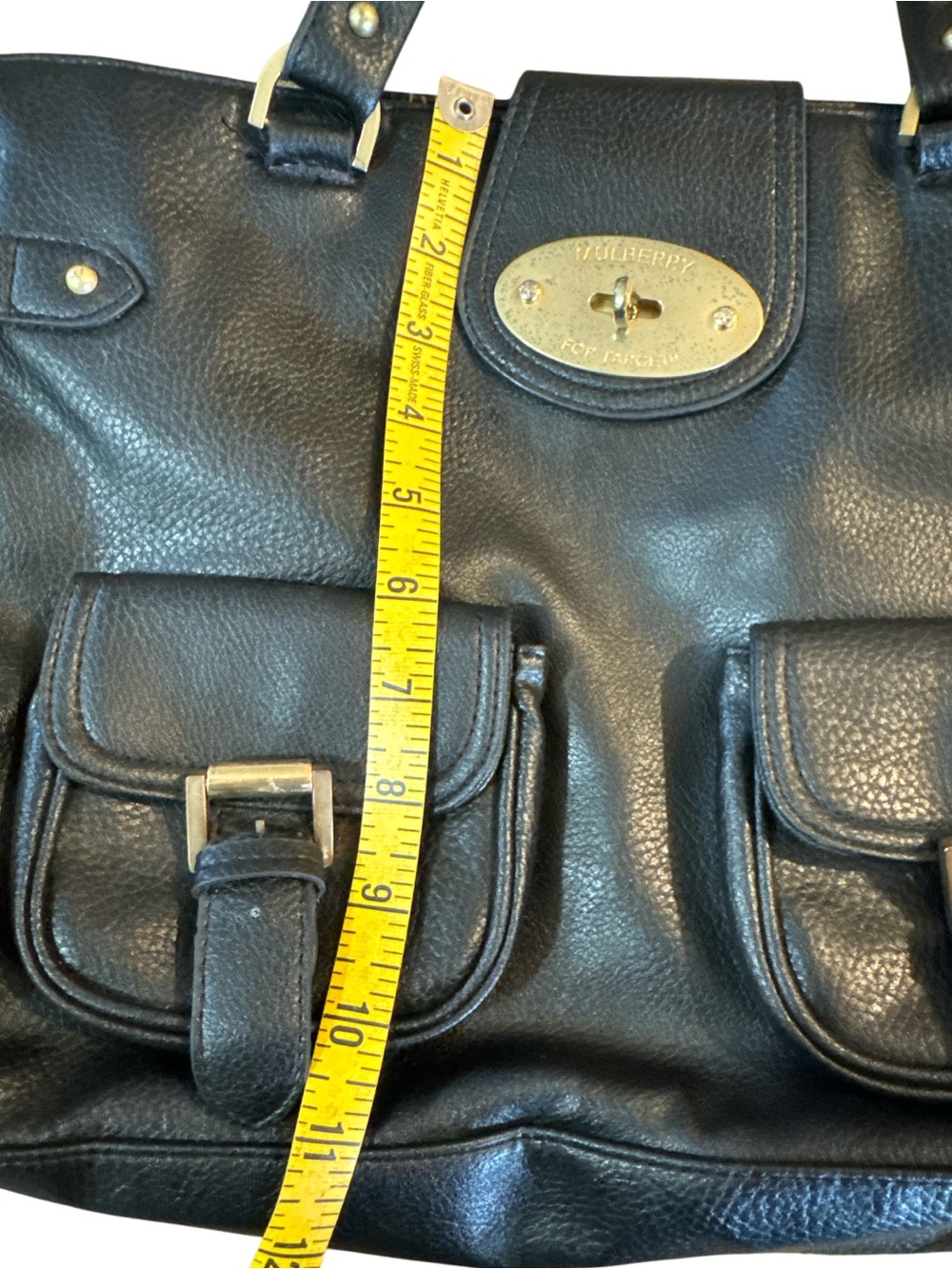Mulberry for Target Black Satchel/tote - Picture 12 of 13